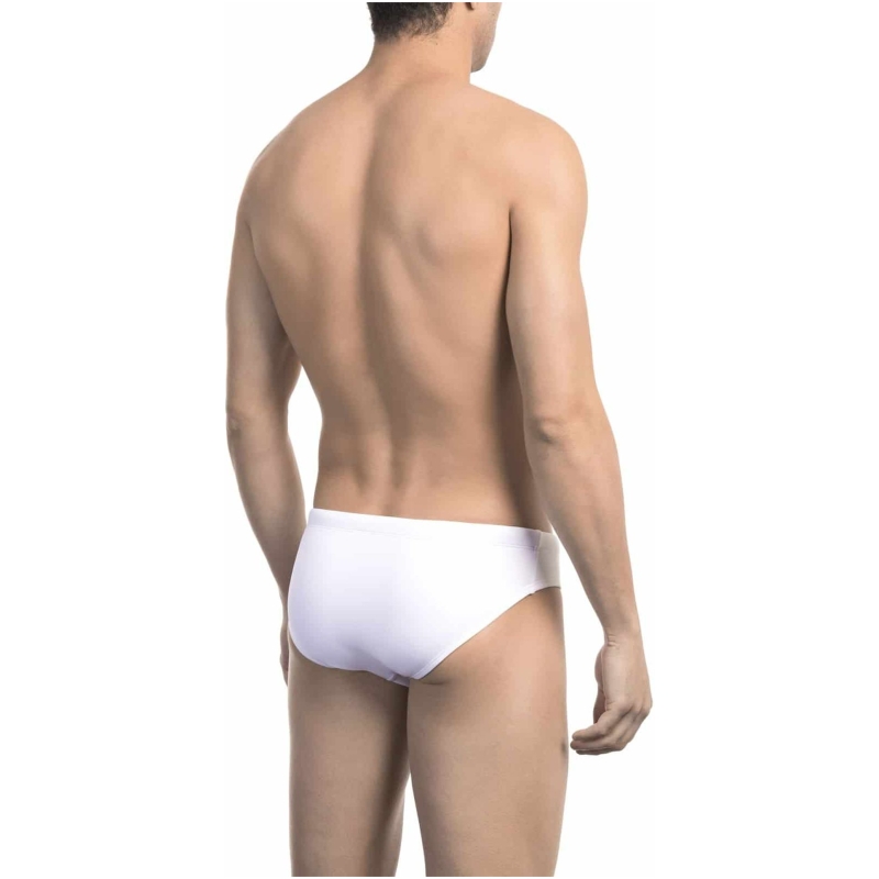 Bikkembergs Beachwear BKK1MSP02_WHITE&BLACK - immagine 2